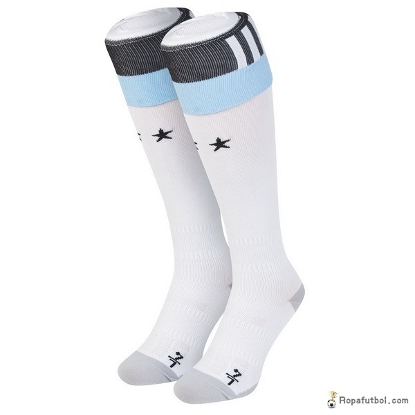 Calcetines Argentina Replica Primera Ropa 2016 Blanco